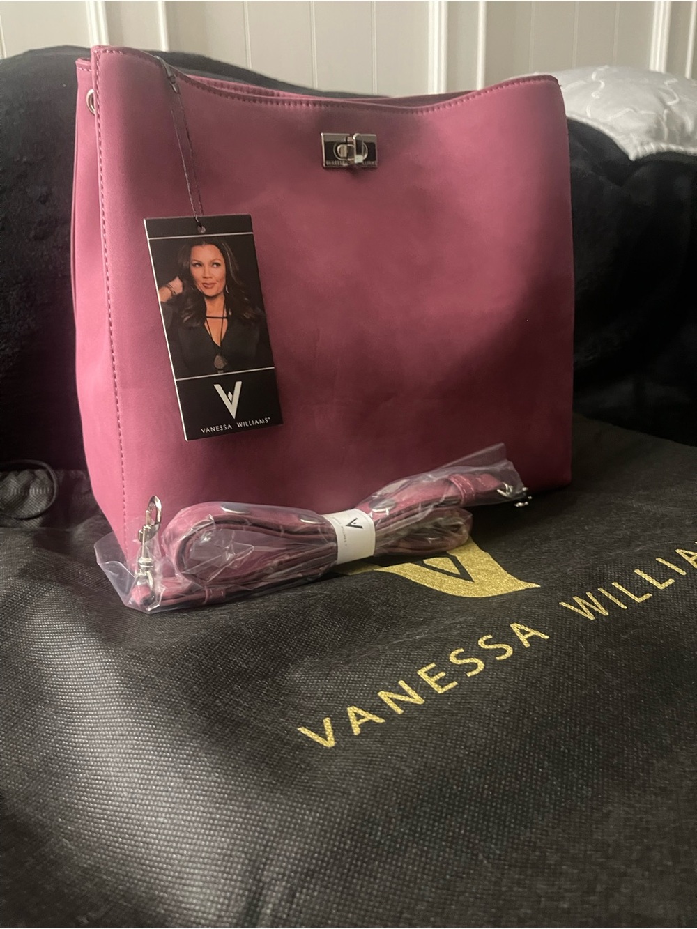 Pink Shoulder Bag - Structured Tote